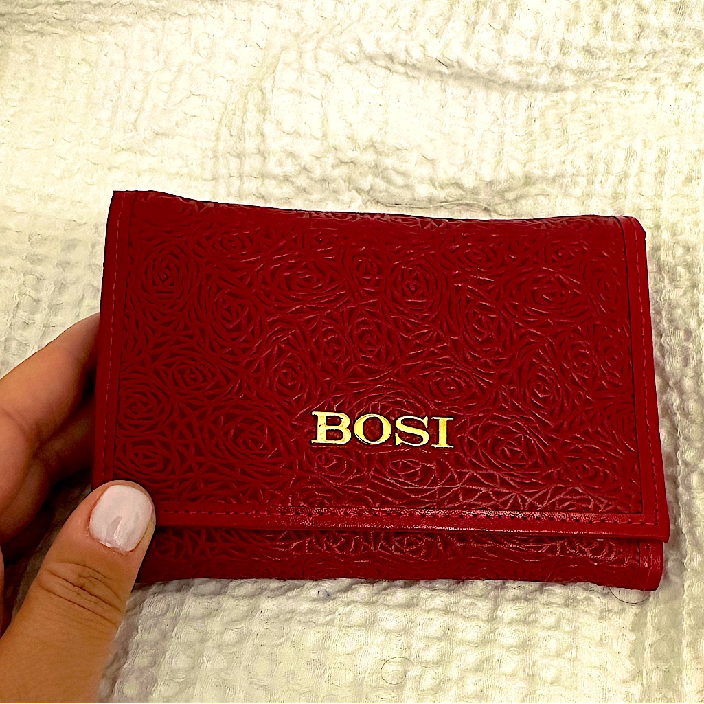 Red Genuine Leather Wallet Nwot